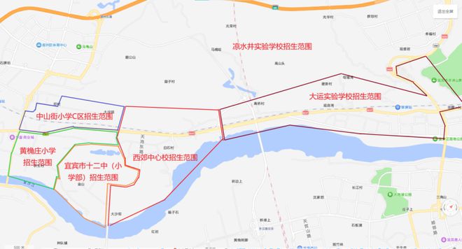 区公办义务教育学校招生划片公告开元棋牌试玩翠屏区2025年城(图34)